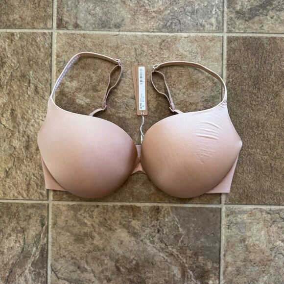 Skims Ultimate Push up Plunge Bra Clay Size 34DD - Picture 4 of 10